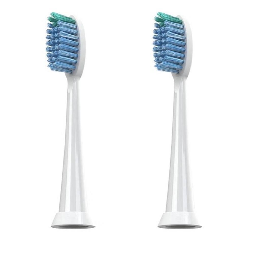 Tao Toothbrush Replacement Heads 2pk White Whitening Daily Care Oral Hygiene New